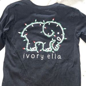 Ivory Ella Christmas lights tee size XXS